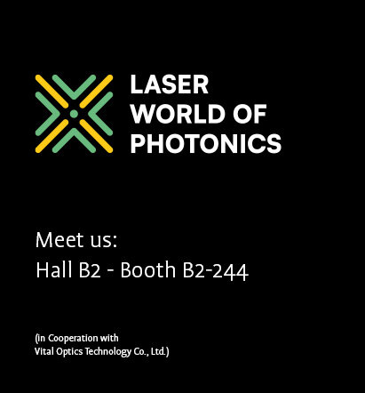 English teaser highlighting FHR's participation at LASER World of PHOTONICS 2025 in cooperation with Vital Optics Technology.